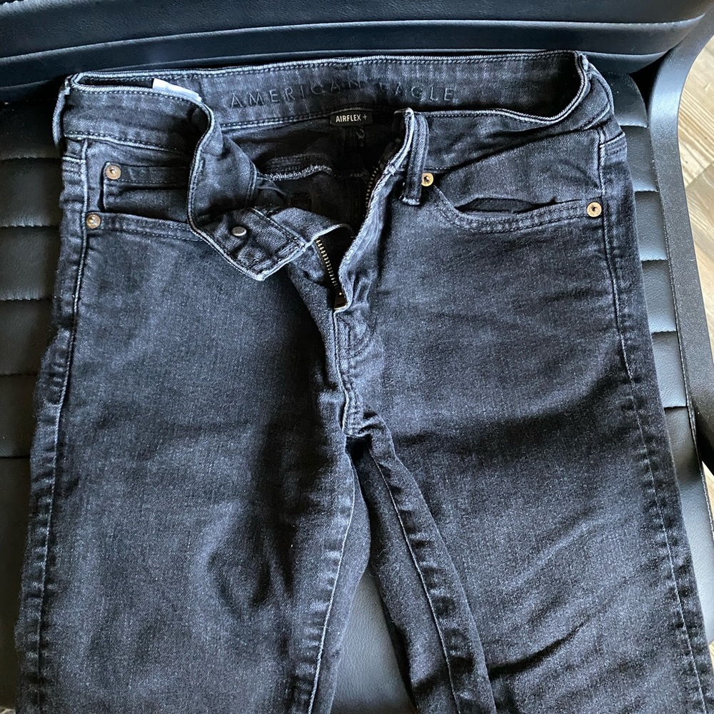 Men’s American eagle black skinny jeans